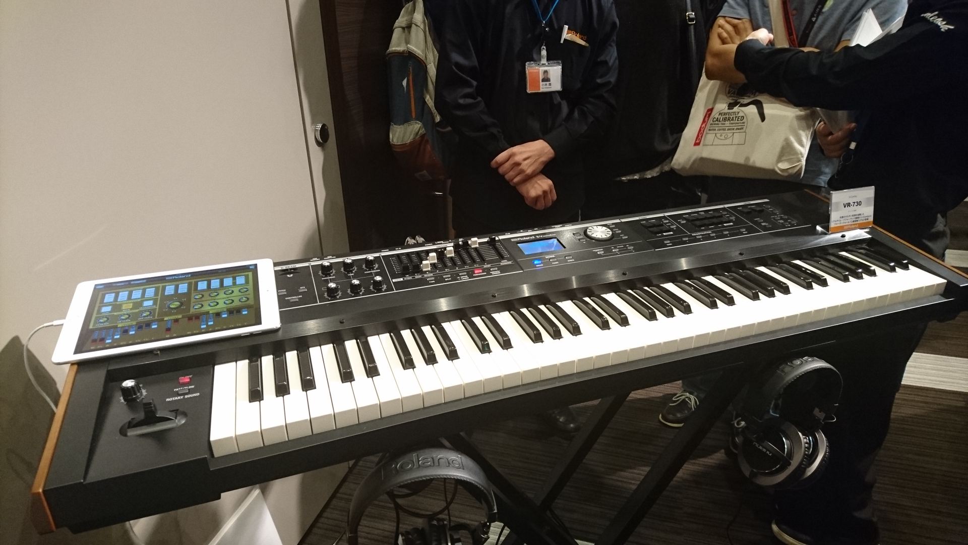 動作品】Roland VR-730 V-COMBO 73鍵ウォーターフォール ウォーター