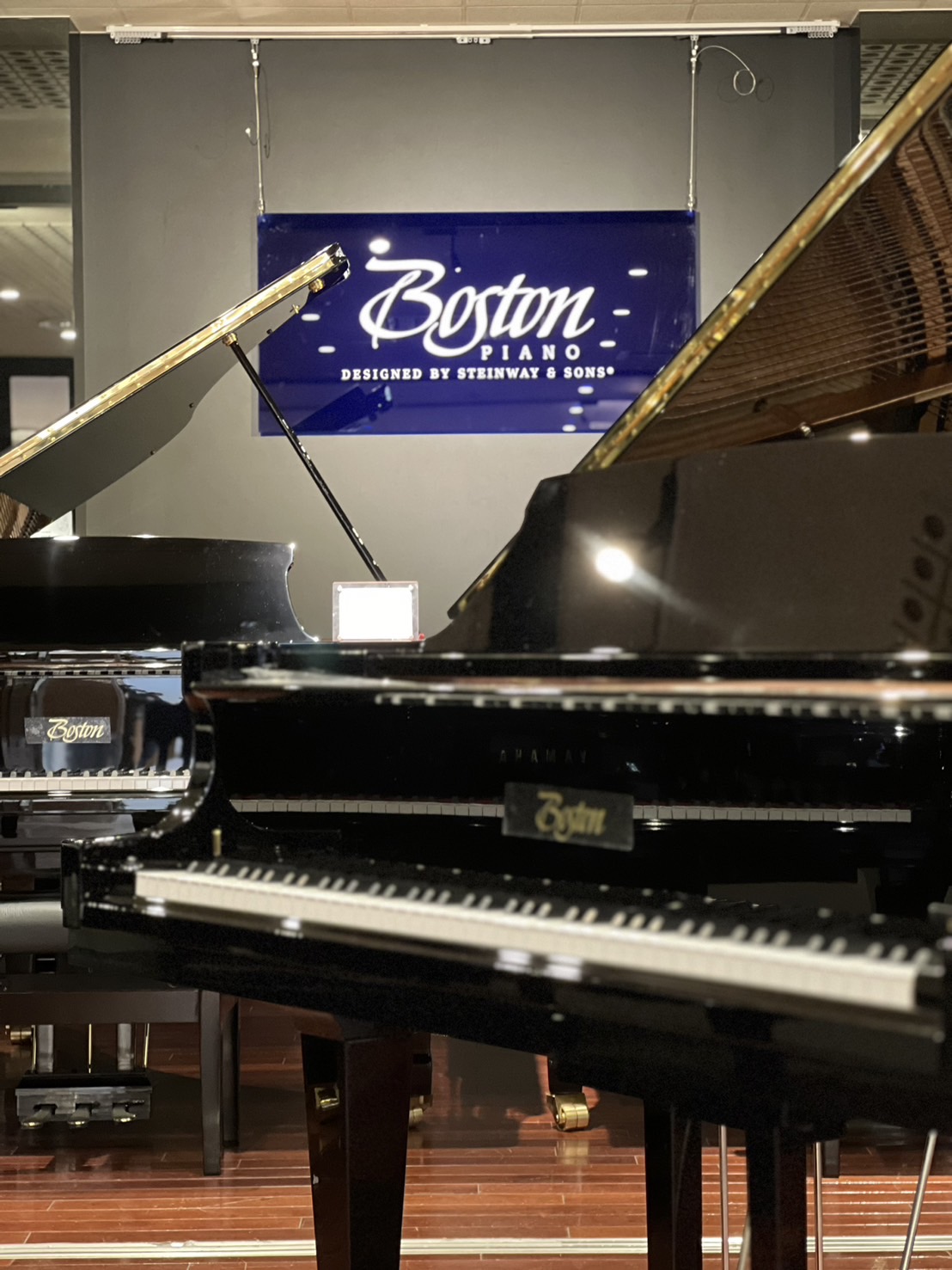 ◇Bostonピアノは、正規特約店の島村楽器ピアノショールーム川崎店へ