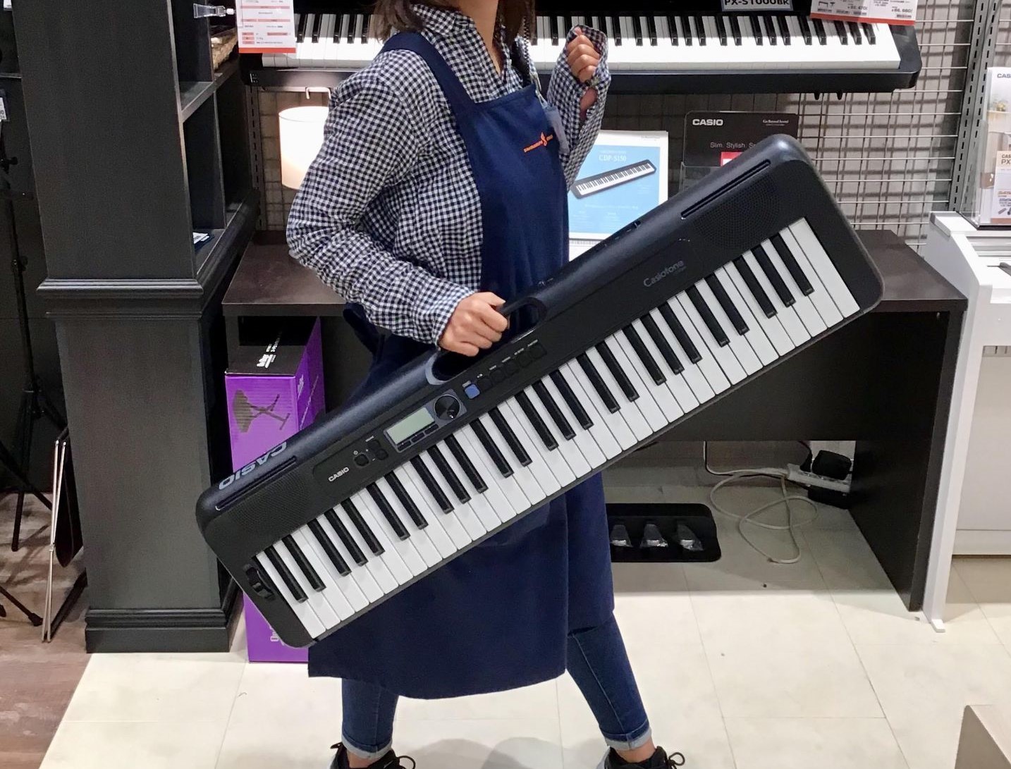 持ち運びに最適！】超軽量のCASIO CT-S300 キーボード入荷しました