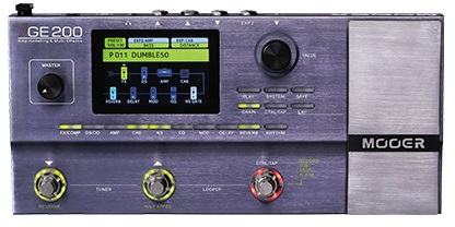 最新マルチエフェクター、MOOER GE200【1/26発売！予約受付中