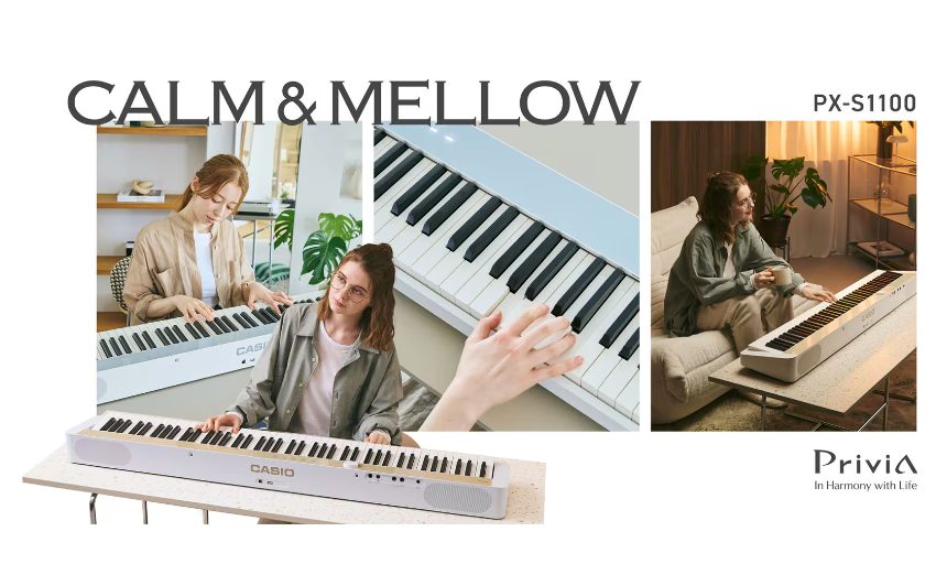 電子ピアノ】CASIO PX-S1100から数量限定で新色登場！！｜島村楽器 洛