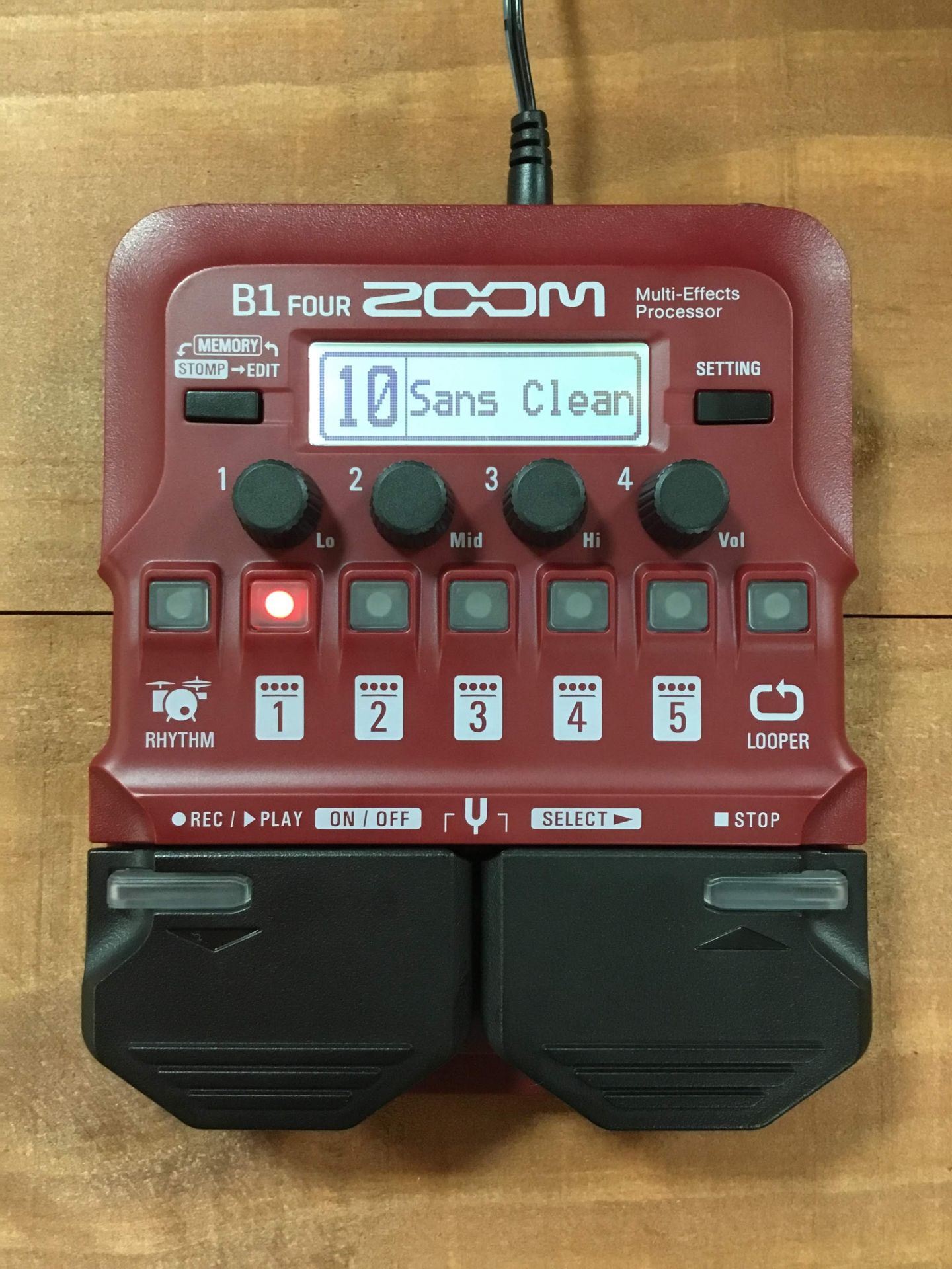 レビュー】ベース用マルチ ZOOM B1 FOURがエフェクター入門者にお