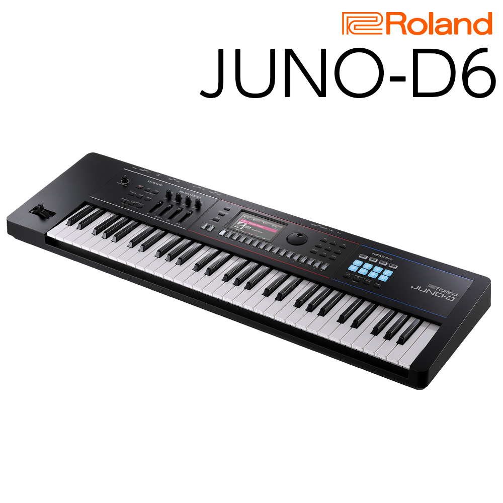 シンセサイザー新製品入荷情報】Roland（ローランド）JUNO-D6展示
