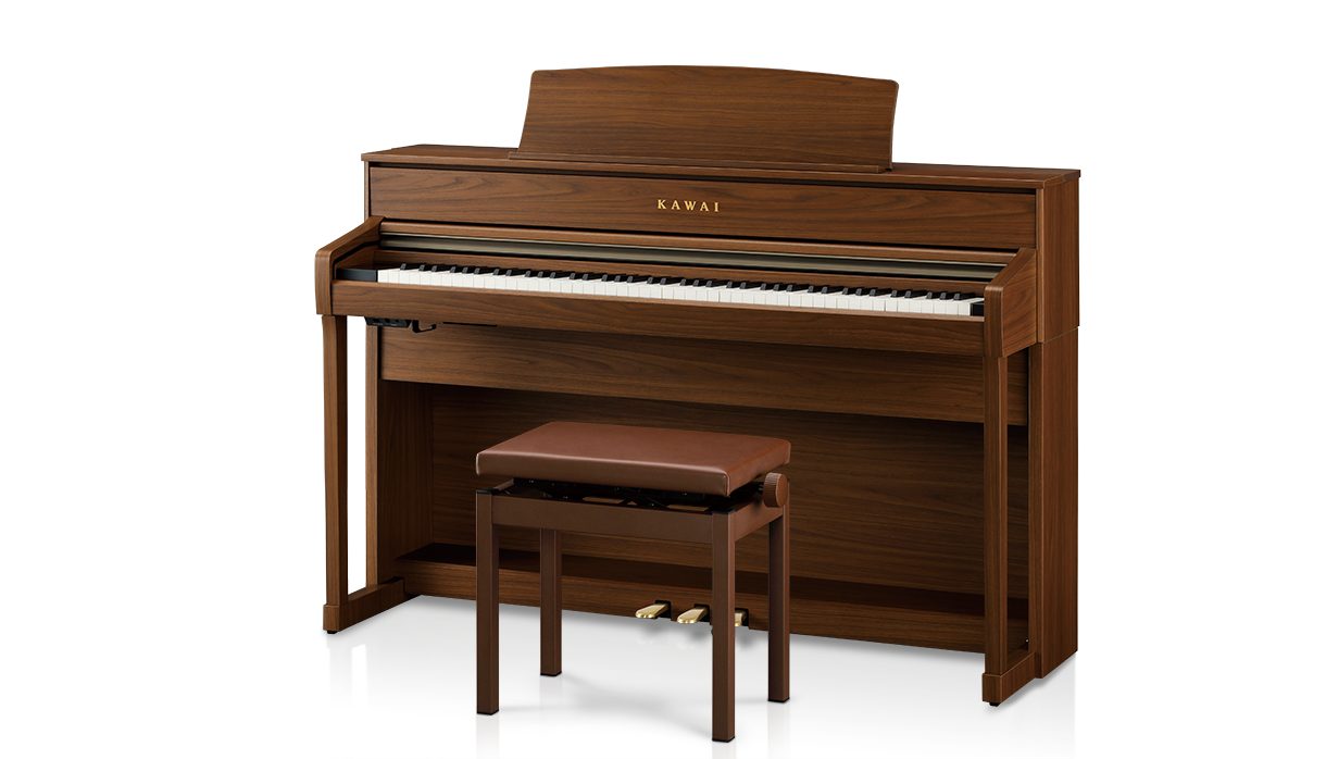 KAWAI上位シリーズ CA701の新色ナチュラルウォルナット入荷しました