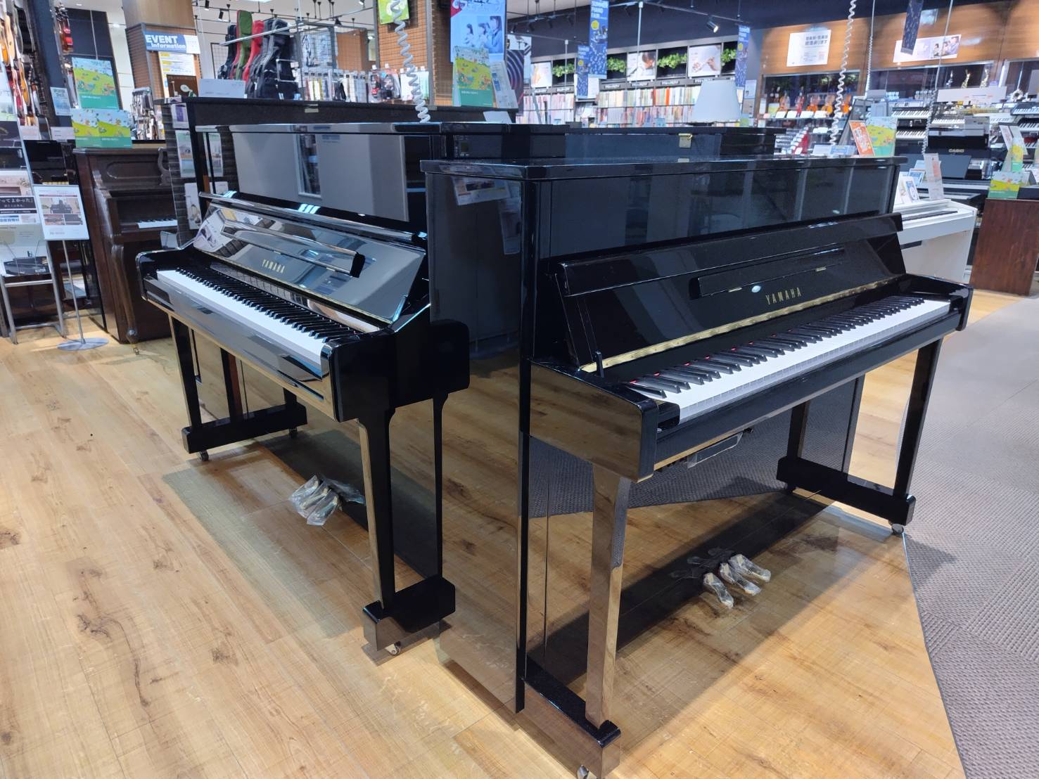 ヤマハアップライトピアノ（新品）展示開始のお知らせ｜島村楽器