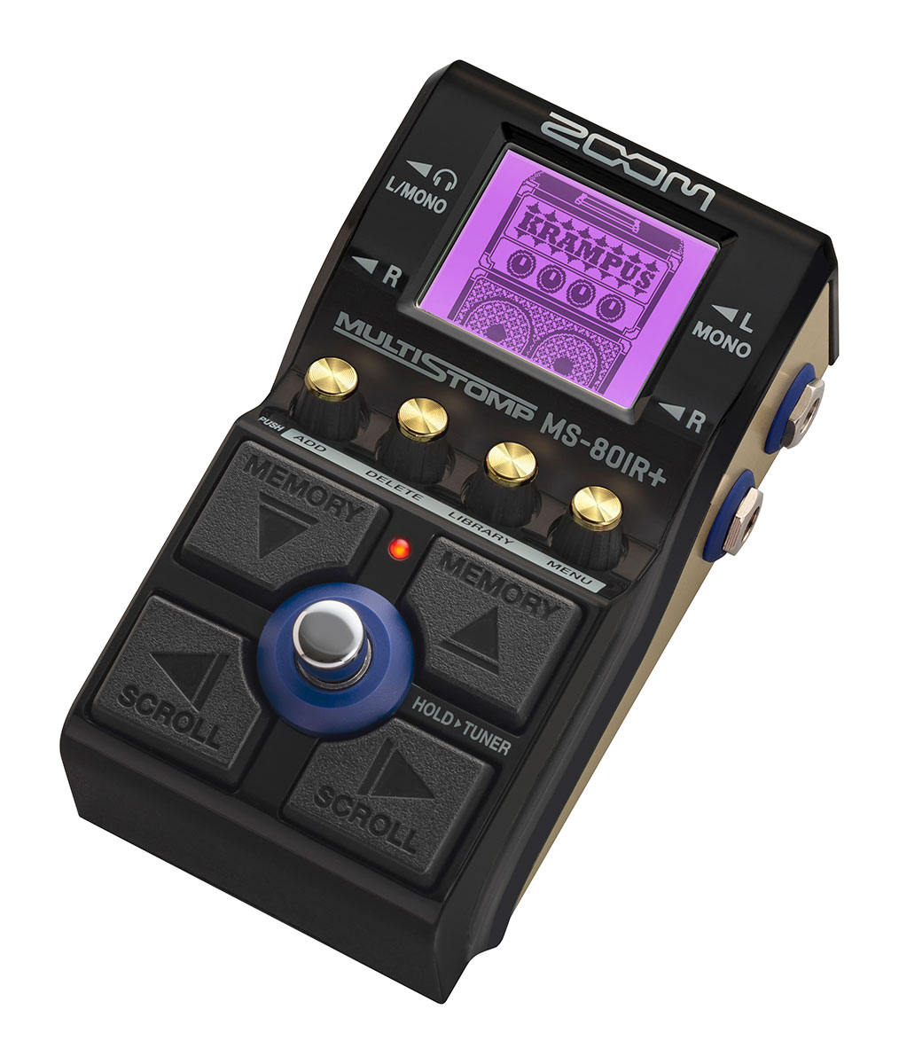23種類のギターアンプモデルを内蔵】「ZOOM MS-80IR+ MultiStomp