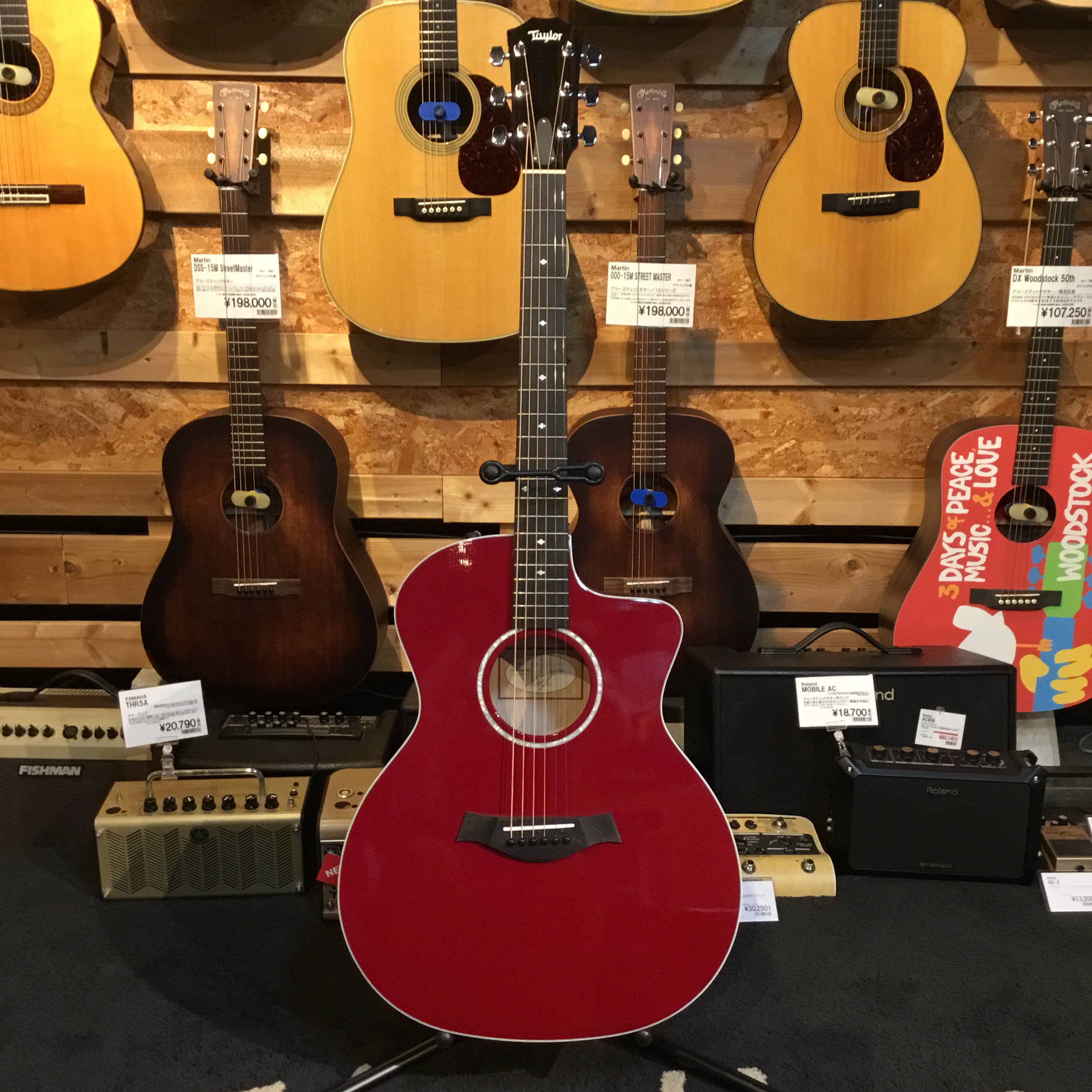 アコースティックギター】Taylor 214ce DLX RED｜島村楽器 アミュ