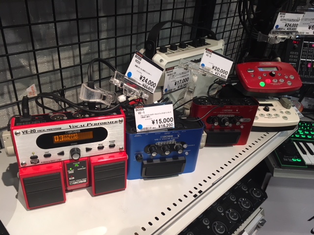BOSSのボーカルエフェクターVEシリーズ各種展開中です！｜島村楽器