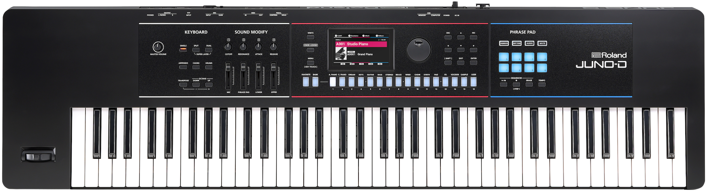 Roland 新生JUNO-D登場！20年以上愛される定番シンセサイザーの