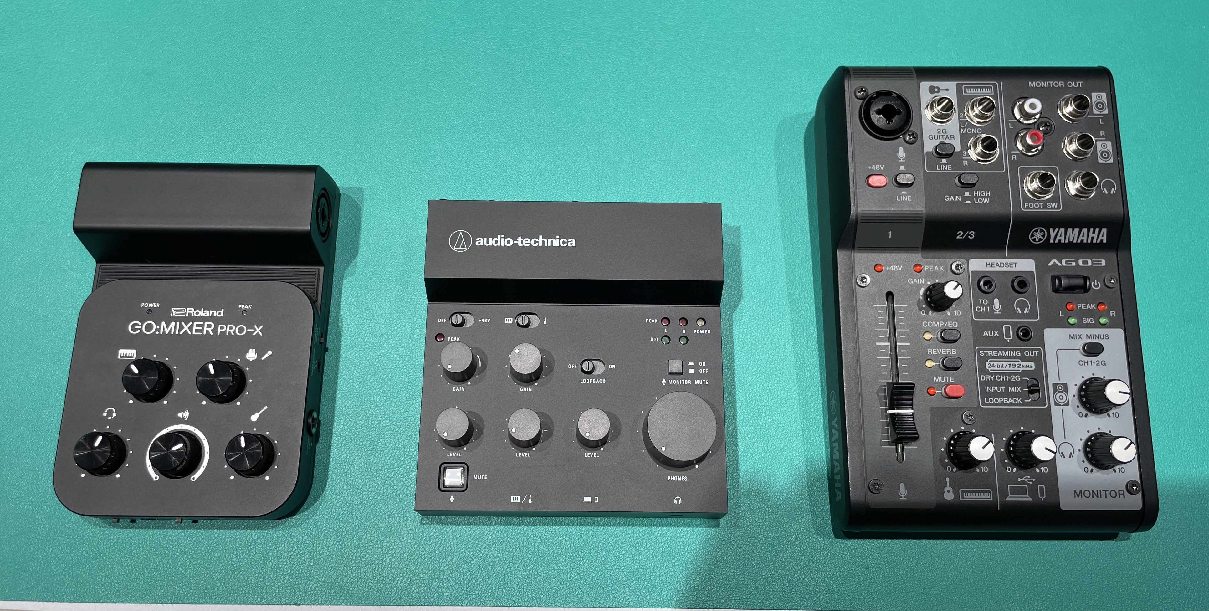 実機レビュー】期待の配信ミキサーAudio-Technica AT-UMX3展示開始