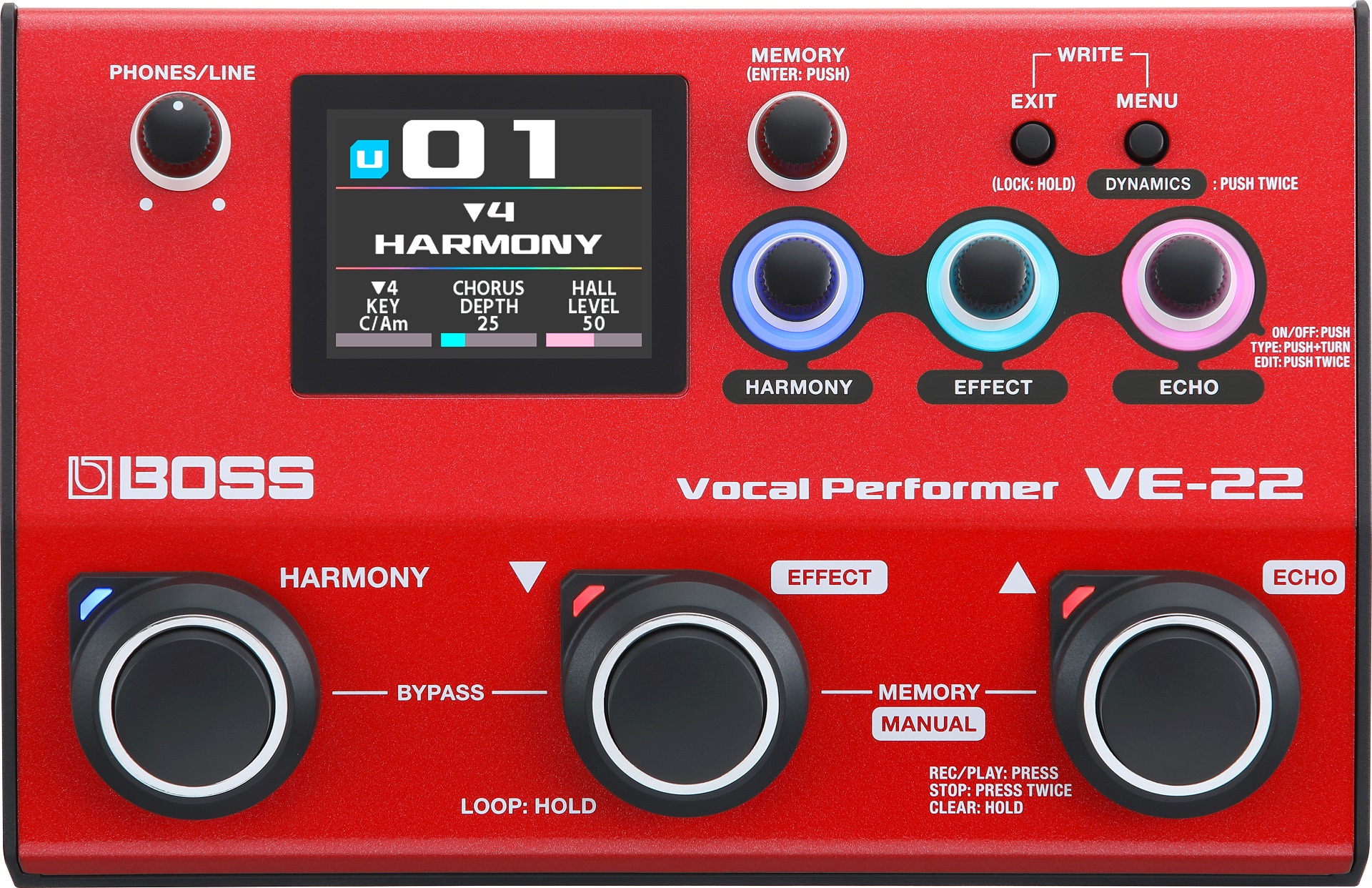 実機レビュー】新たなボーカルエフェクターBOSS VE-22が入荷！簡単操作
