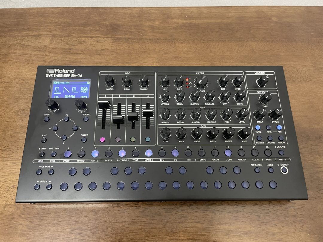 Roland SH-4d登場！多数のオシレーターモデルとユニークな機能を備えた