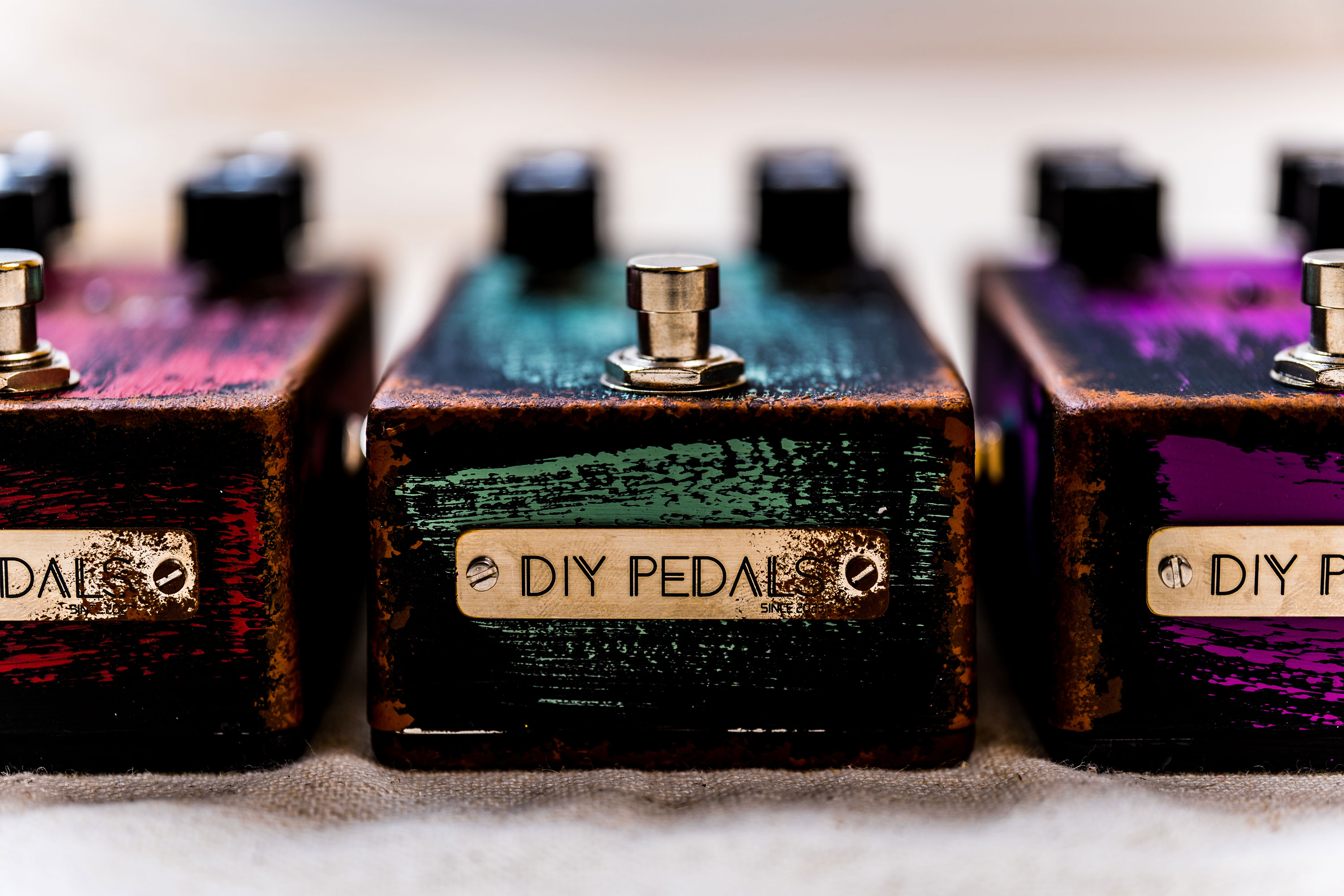 KarDiaN&Petla】自分の錆ペイントで作るエフェクター製作講座開催！【4