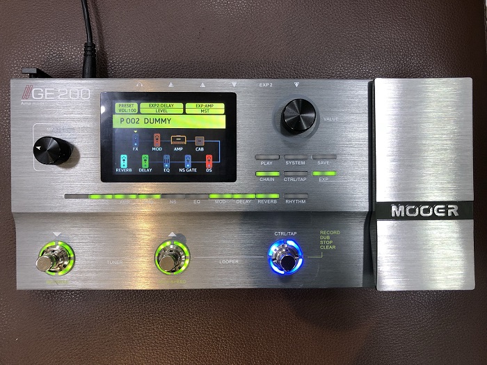話題の最強マルチエフェクト”MOOER GE200″入荷しました！｜島村楽器