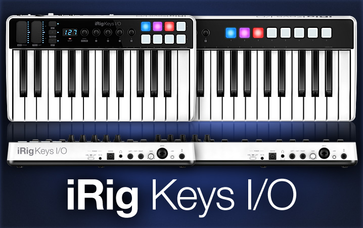 iRig Keys I/O」25鍵＆49鍵ともに入荷！インターフェイス内蔵型のMIDI