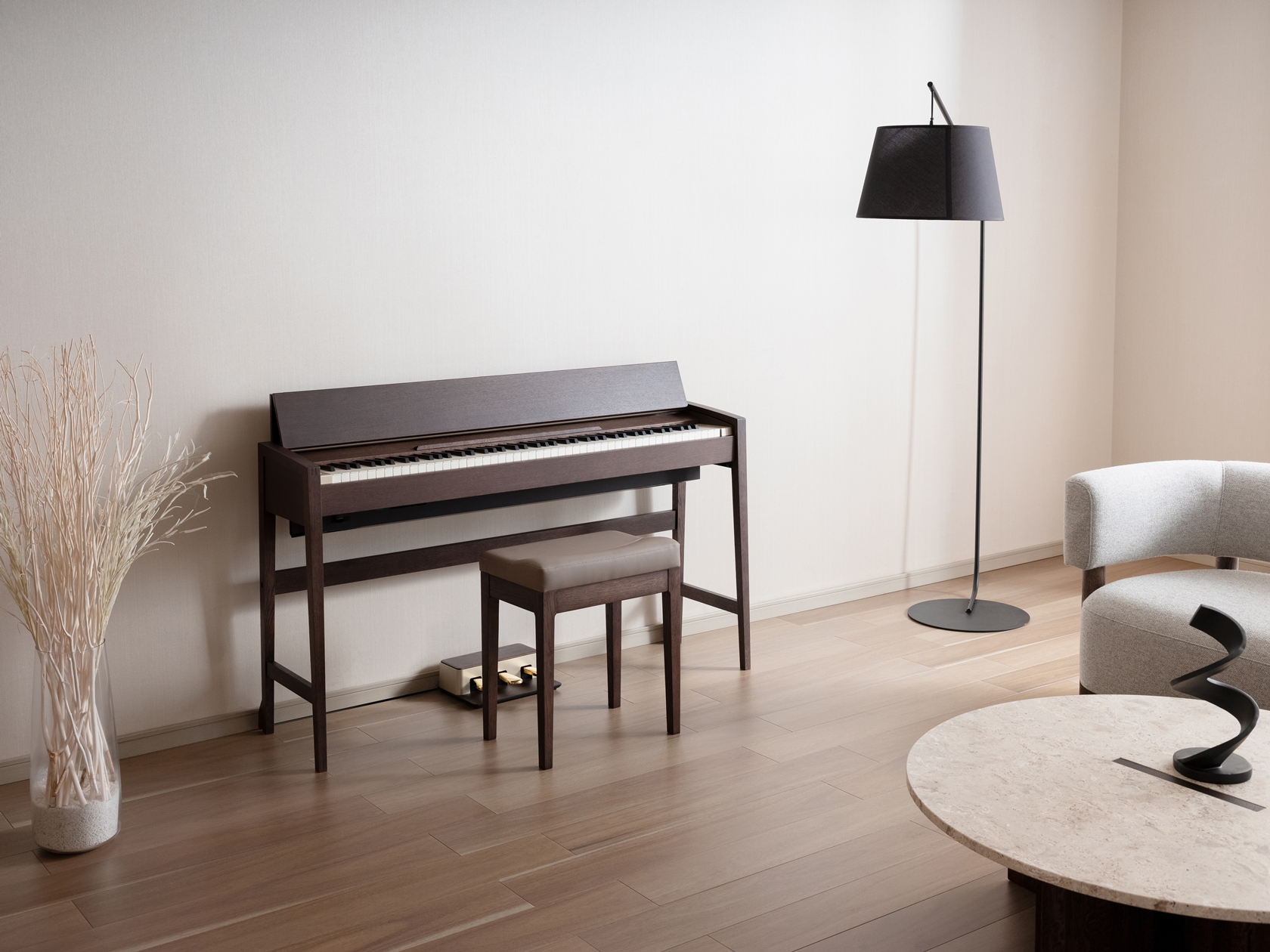 電子ピアノ】Roland新製品「きよら(KIYOLA) KF-25」 店頭でお試し