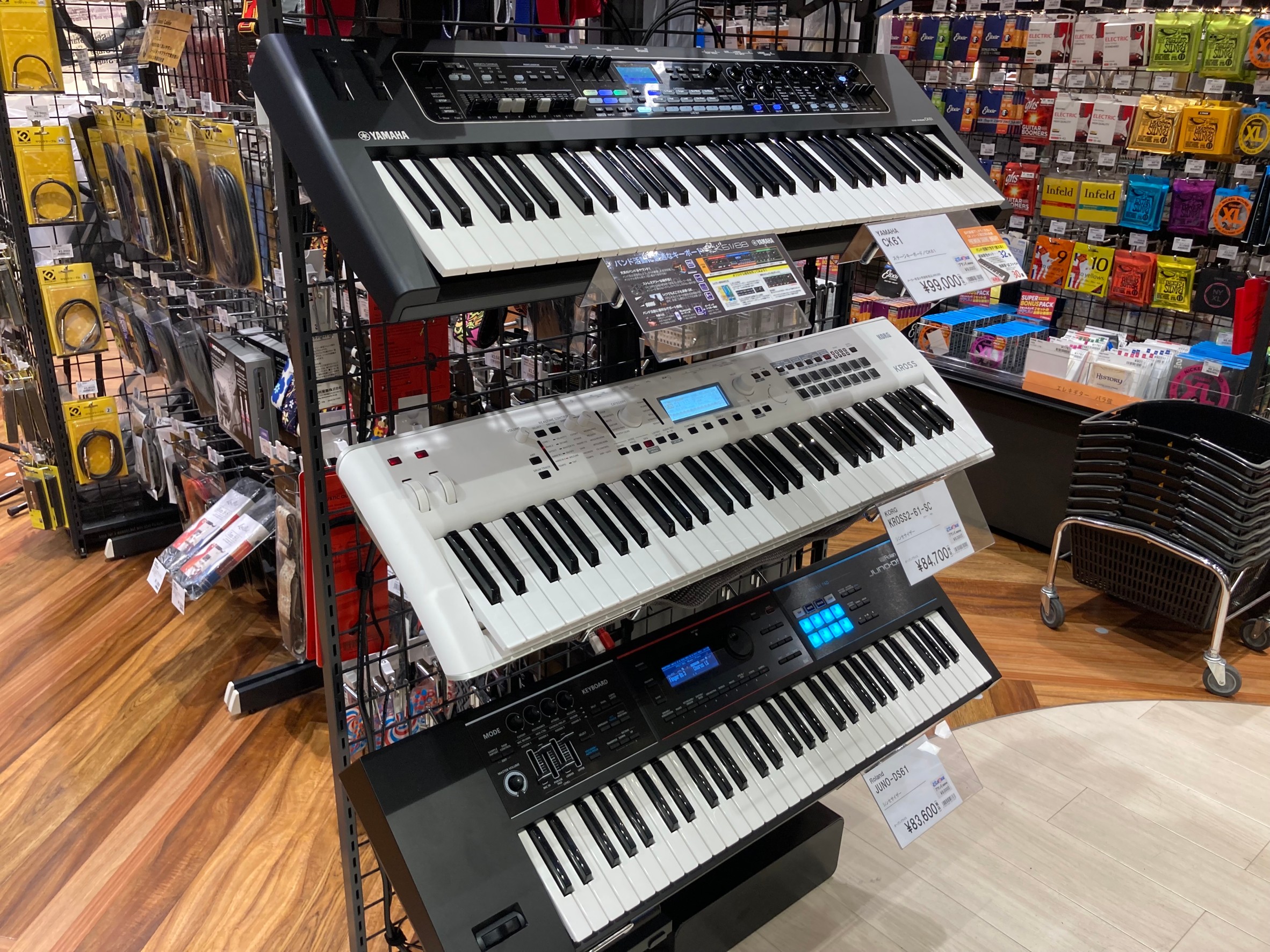 デジタルシンセサイザー】入門機種の展示を始めました！｜島村楽器
