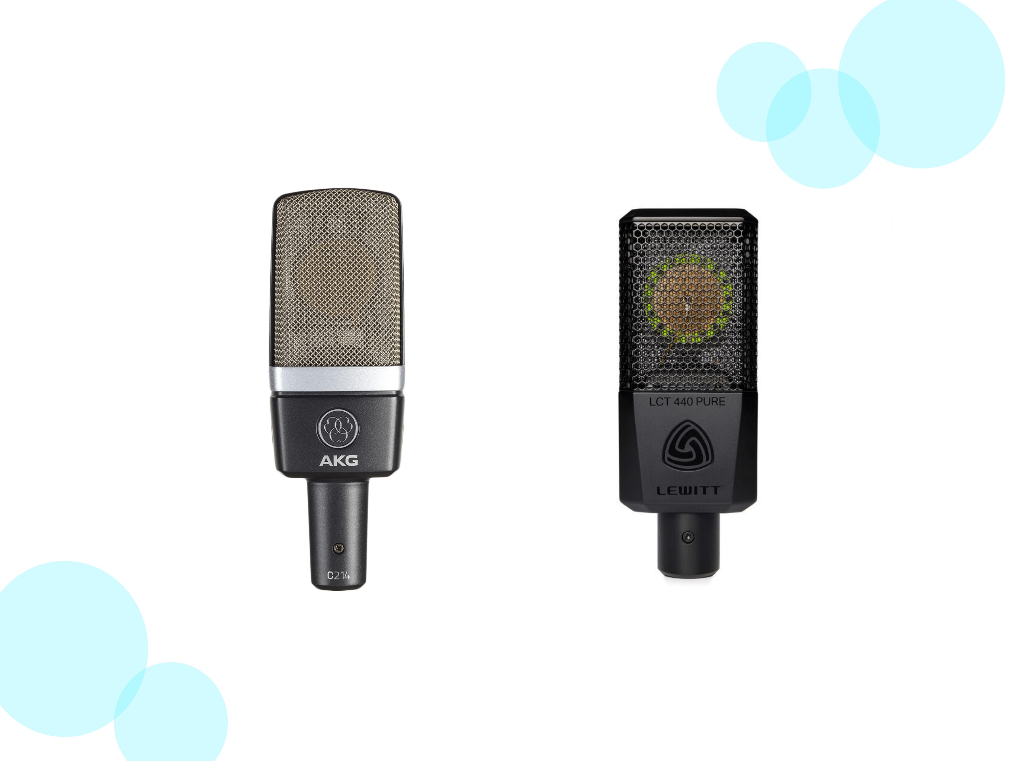 AKG C214 vs LEWITT LCT440～手が届きやすい価格帯で高音質！AKG C214