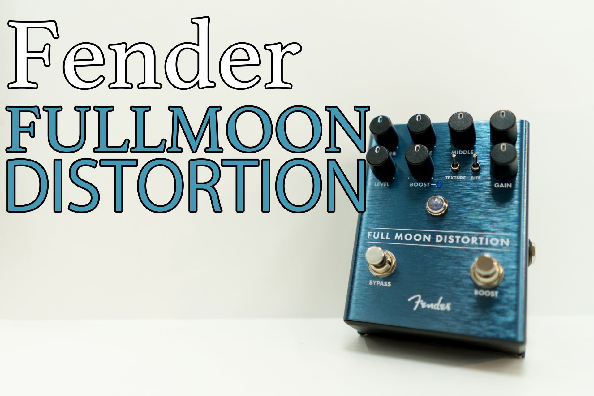 エフェクター】美しい青筐体！Fender「FULL MOON DISTORTION」入荷致し