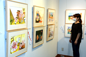 躍動的な筆遣いが魅力 長谷川義史さん個展 | 信州・市民新聞グループ