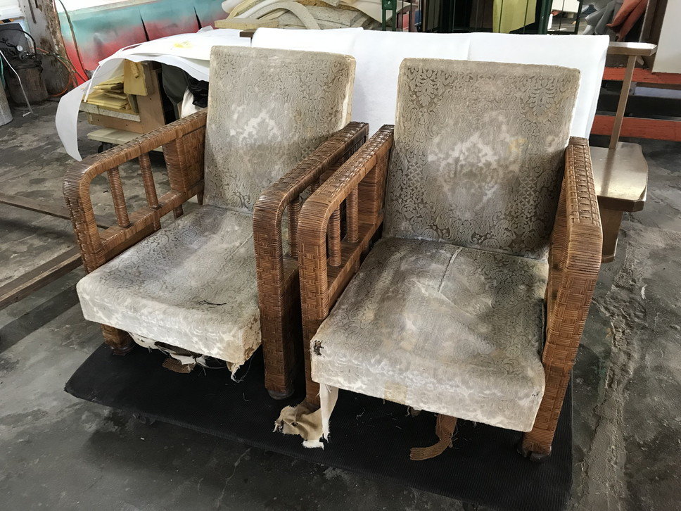 80年前のソファの張替え | シノハラ製作所スタッフブログ | 北九州の