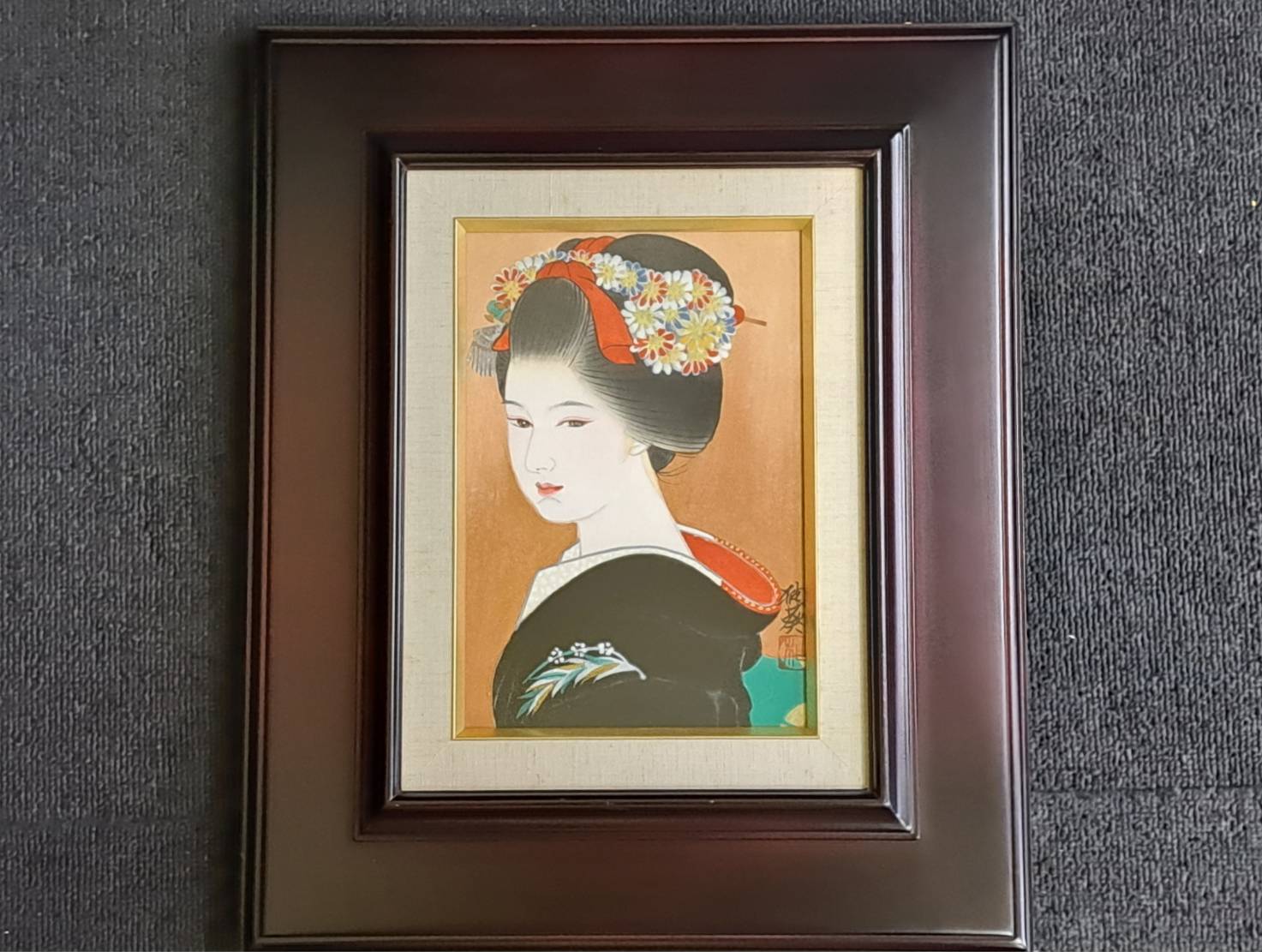 宮下柚葵 日本画 「舞妓」 SM号 | 新栄堂