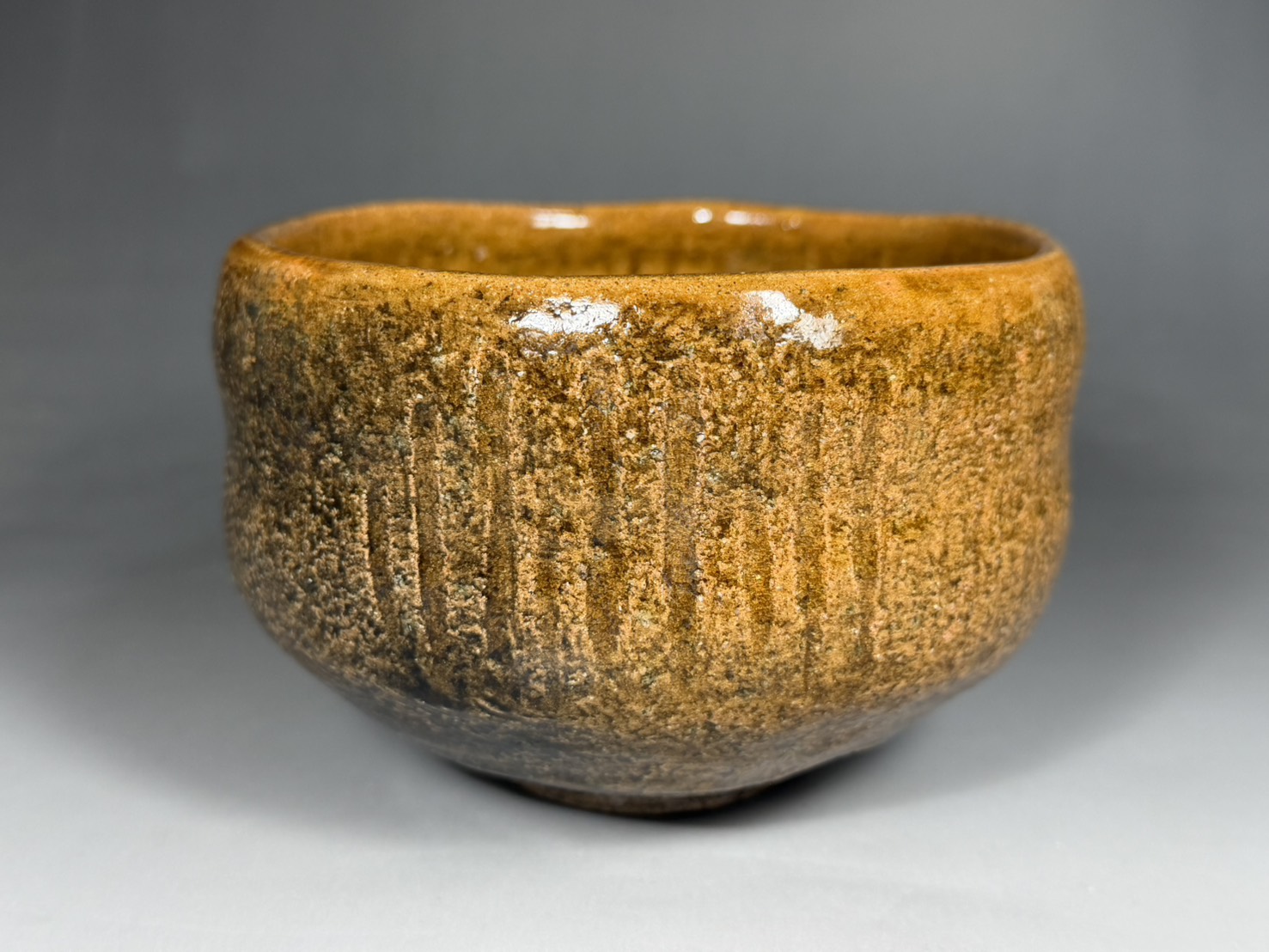 九代 大樋長左衛門 造 飴釉 茶碗 最晩年作 二重箱 | 新栄堂