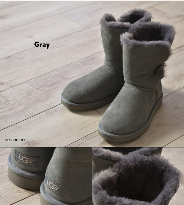 ムートンブーツ ショート ベイリーボタン UGG アグ