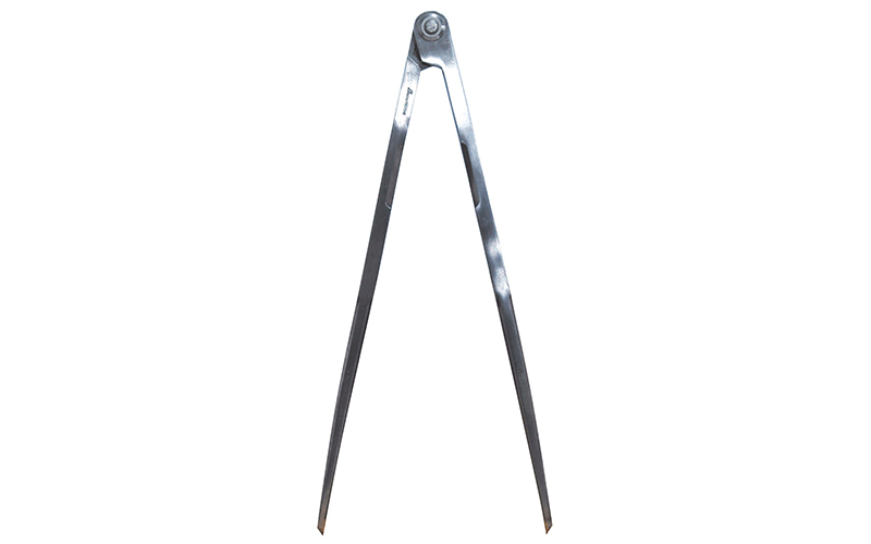 鋼製コンパス F－2 40㎝ 超硬チップ付 - シンワ測定株式会社