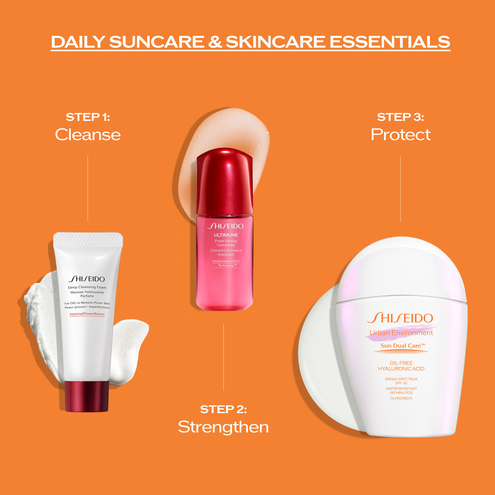 Daily Suncare & Skincare Essentials Set | SHISEIDO