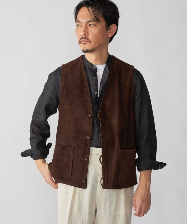 SHIPS別注】CINQUANTA: スエード チマヨ ベスト｜ SHIPS 公式サイト