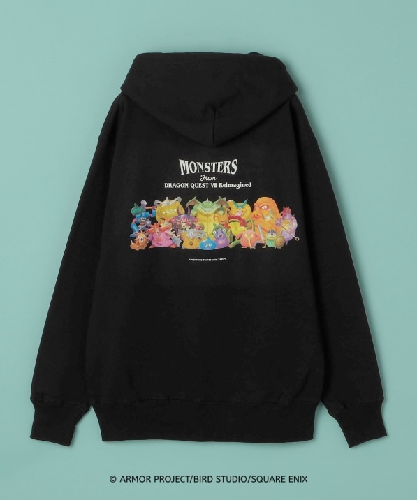 DQVIIR x SHIPS: 3D モンスターズ バックプリント プルオーバー