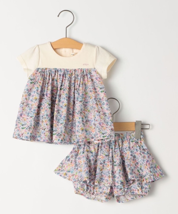 SHIPS KIDS:70～80cm / フラワー 半袖 セット ロンパース｜ SHIPS 公式