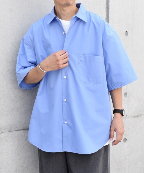 SHIPS any: オーバーサイズ カラーパレット ハーフスリーブ シャツ