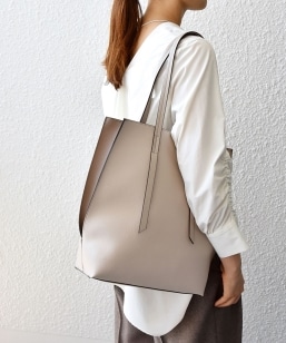 一部追加予約》【WEB限定】SHIPS any: 2WAY ハンドル トートバッグ