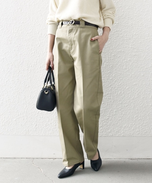 SHIPS any別注】Dickies:〈洗濯機可能〉874 T/C ツイル チノパンツ