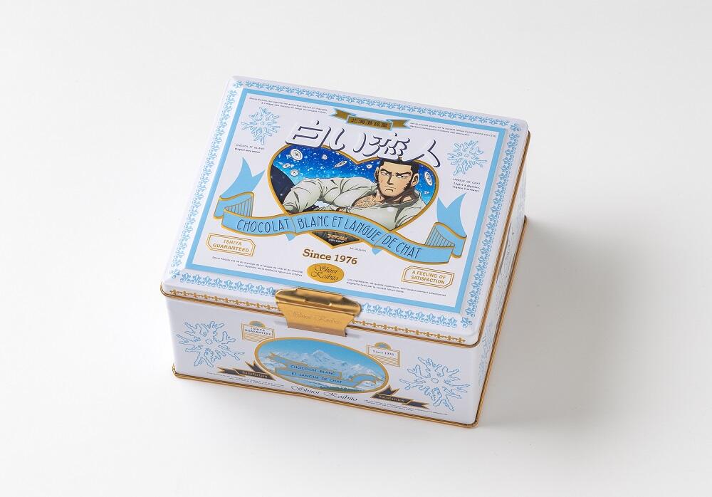 3/14 白い恋人36枚入『ゴールデンカムイ』コラボ缶 数量限定発売