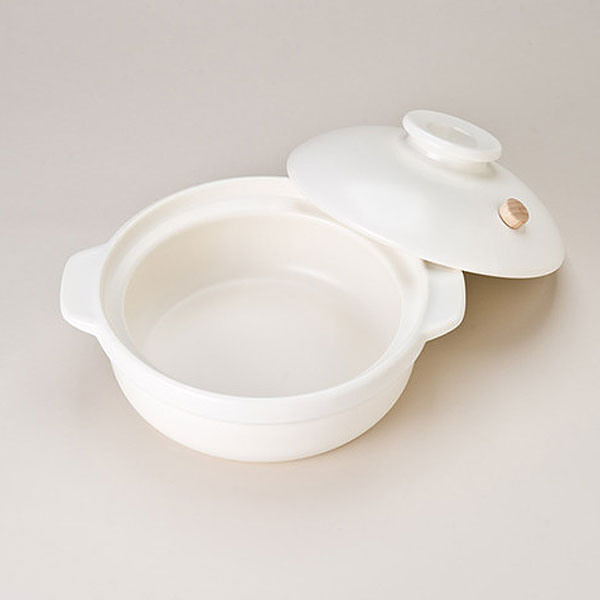 マスタークック 3合浅鍋（1L）【健康綜合開発】土鍋 玄米