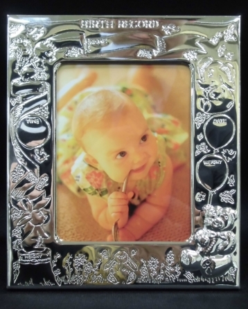 銀仕上ベビーフォトフレーム|商品紹介｜贈答品・記念品は大阪淀屋橋 尚美堂
