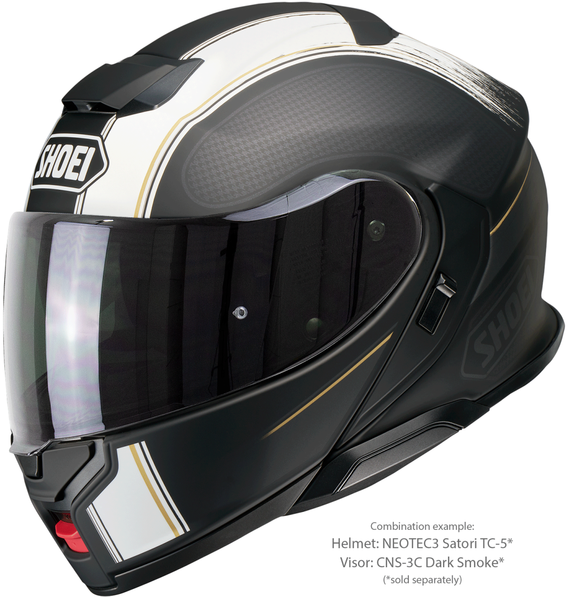 Visor (CNS-3C) Dark Smoke | Neotec3 | Flip Up Helmets | Visors