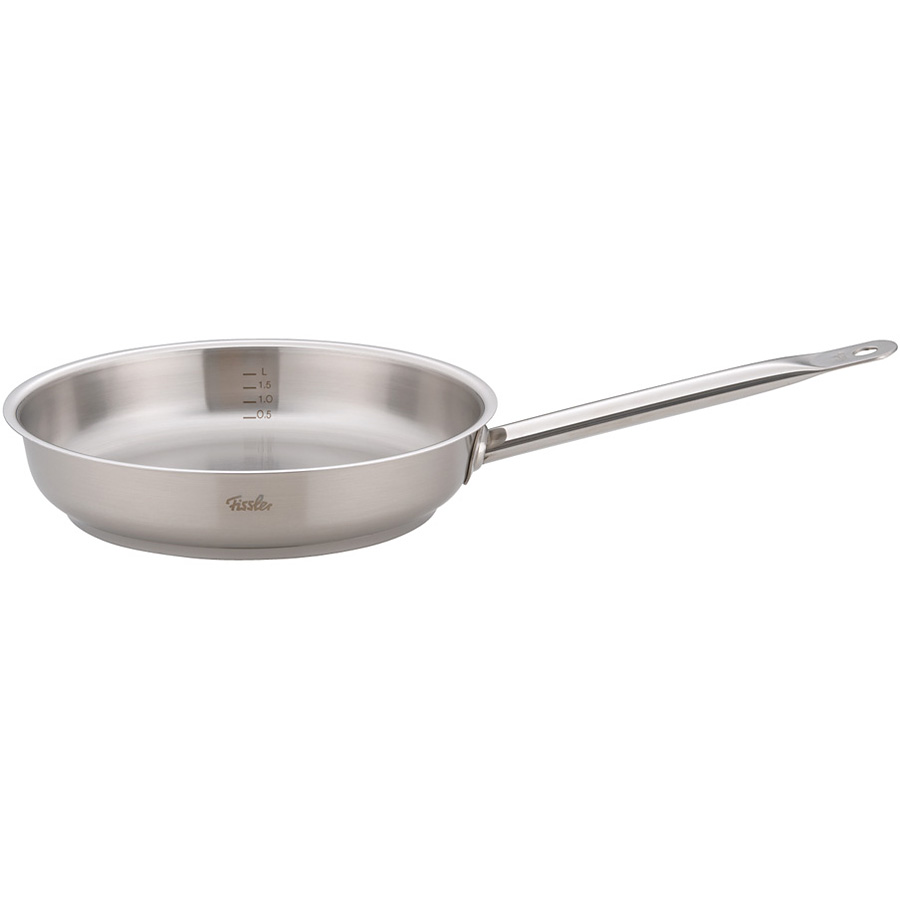 フィスラー NEWプロコレクション 18-10 ステンレス フライパン 目盛付