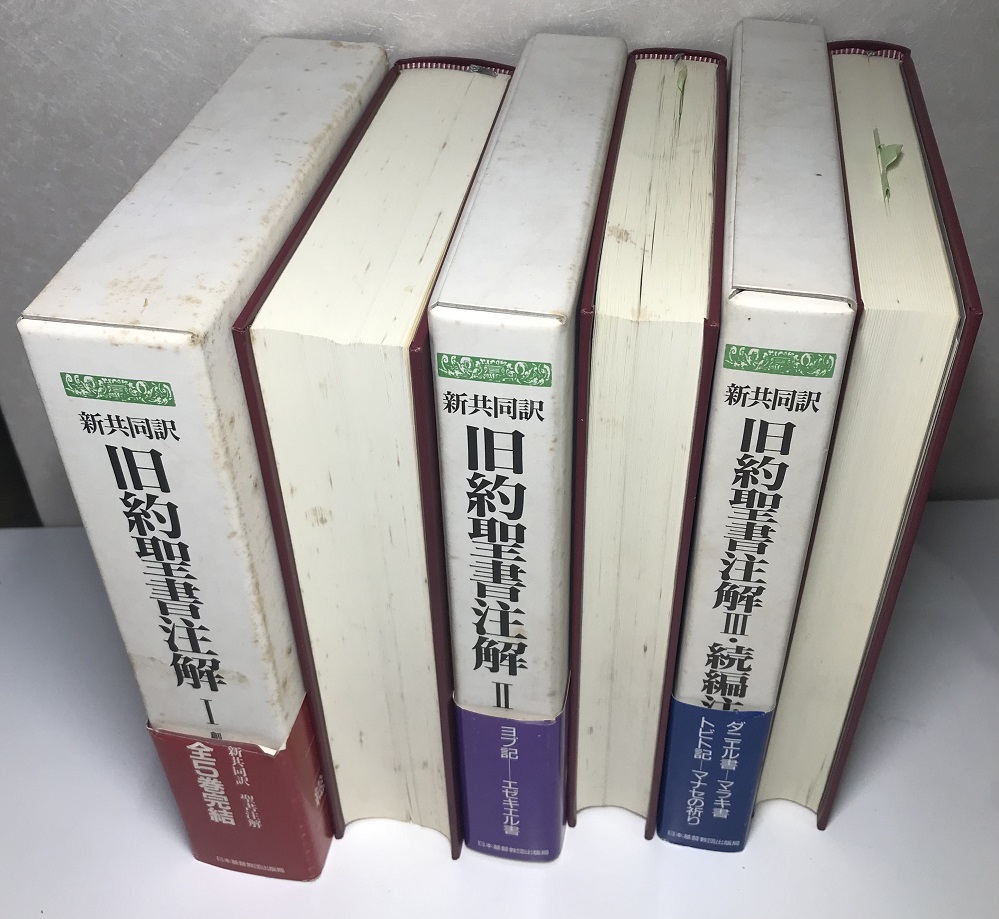 新共同訳 旧約聖書注解・新約聖書注解 全5冊揃い｜長島書店オンライン
