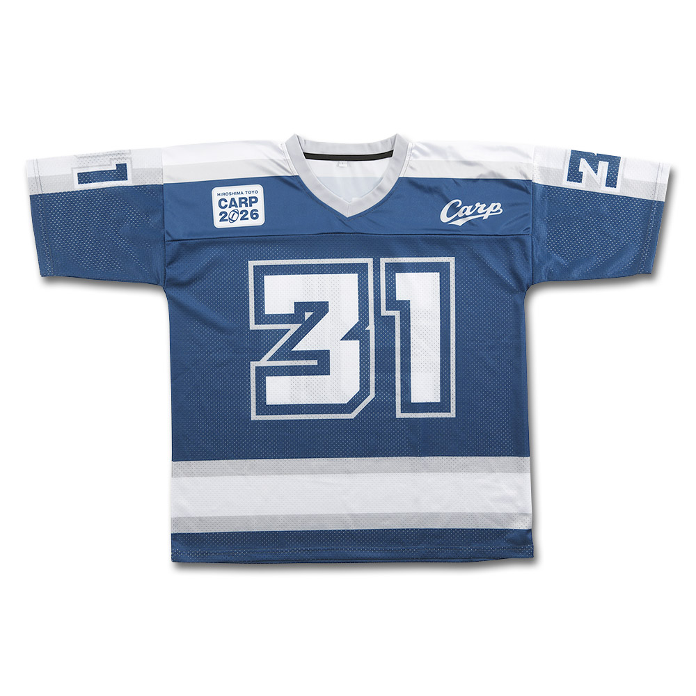 カープ 2025年 アメフト風 Tシャツ Lサイズ 菊池 限定品 【公式通販】