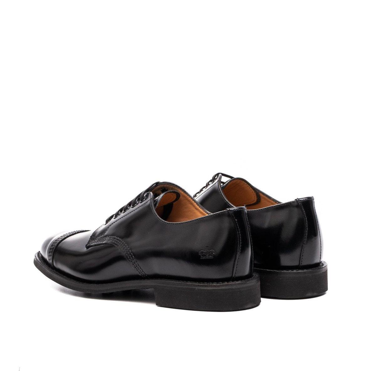 Sanders 1128B Military Derby Shoe - Black Leather – Mehra