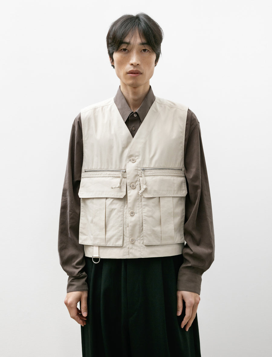 Lemaire Technical Gilet Stone Beige – Neighbour