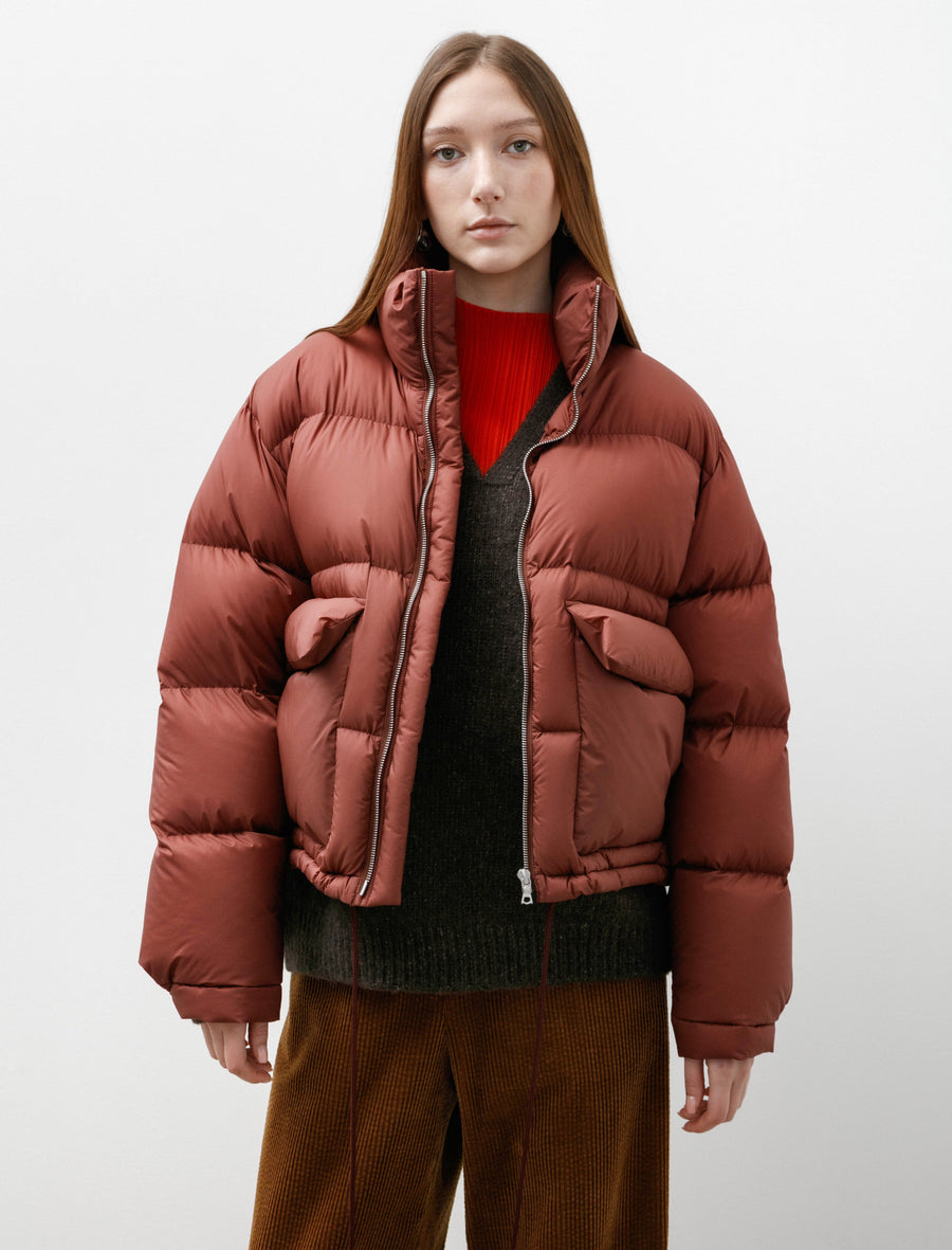 Auralee Super Light Nylon Ripstop Down Blouson Burgundy – Neighbour