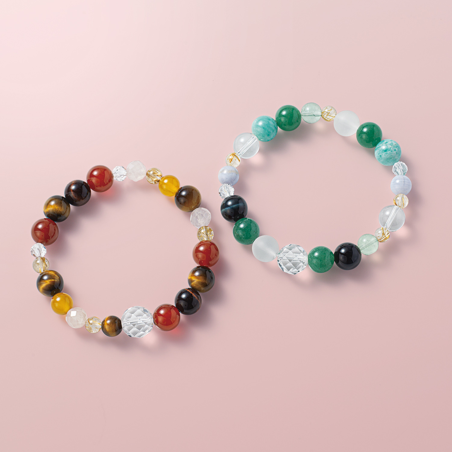 貴煌 開運！ 天然石 福福ブレスレット 特別2本セット- ショップチャンネル