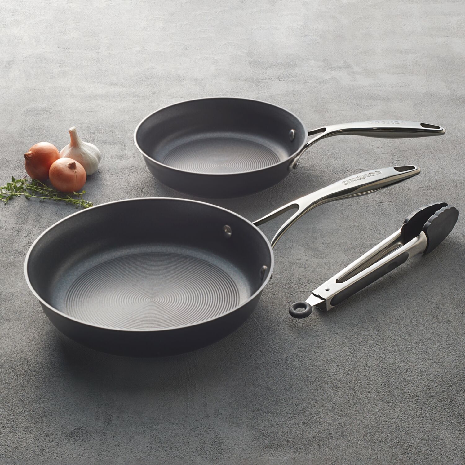 マイヤー サーキュロンフライパン 21cm＆25cm 2ピース