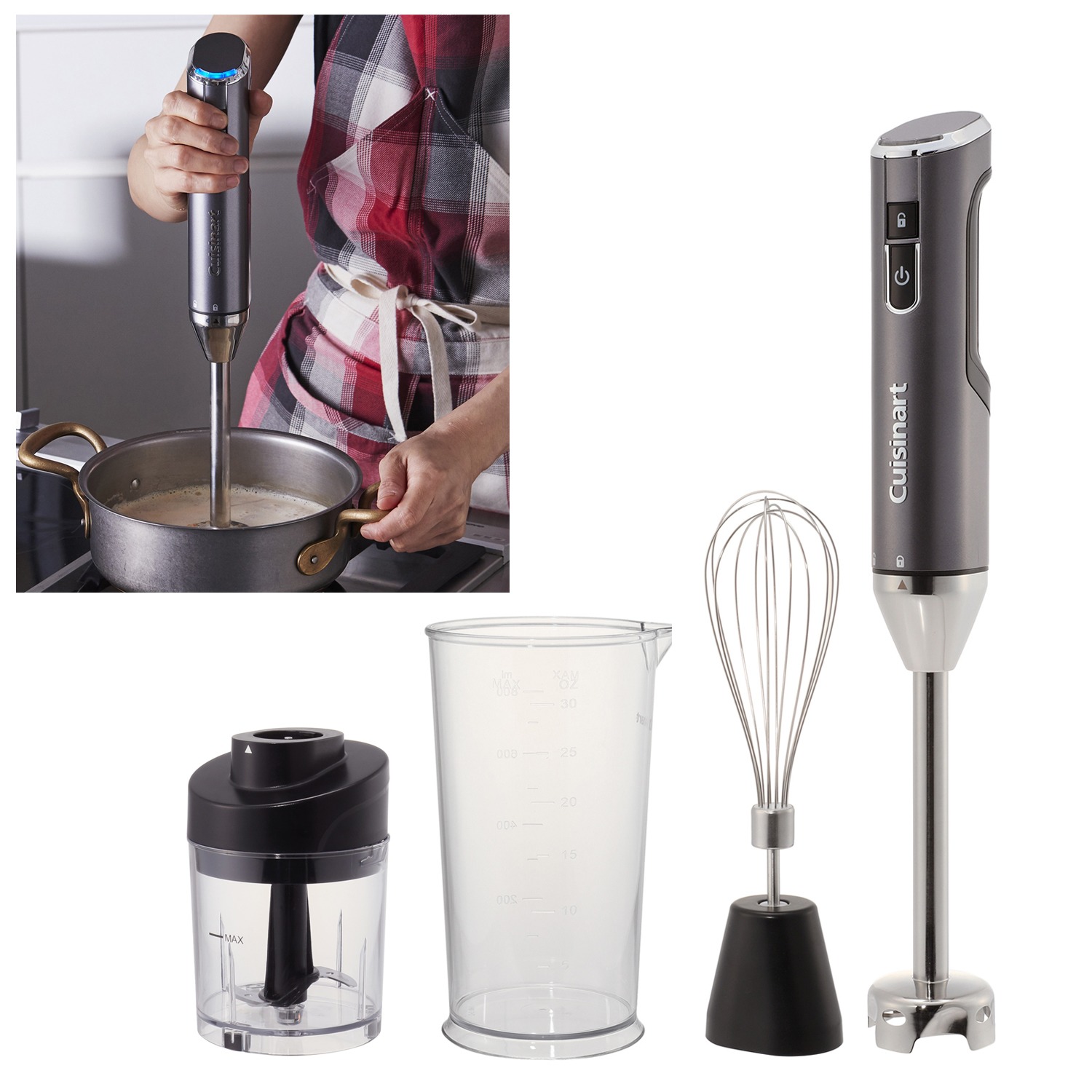 クイジナート コードレス充電式 ハンドブレンダー 特別セット
