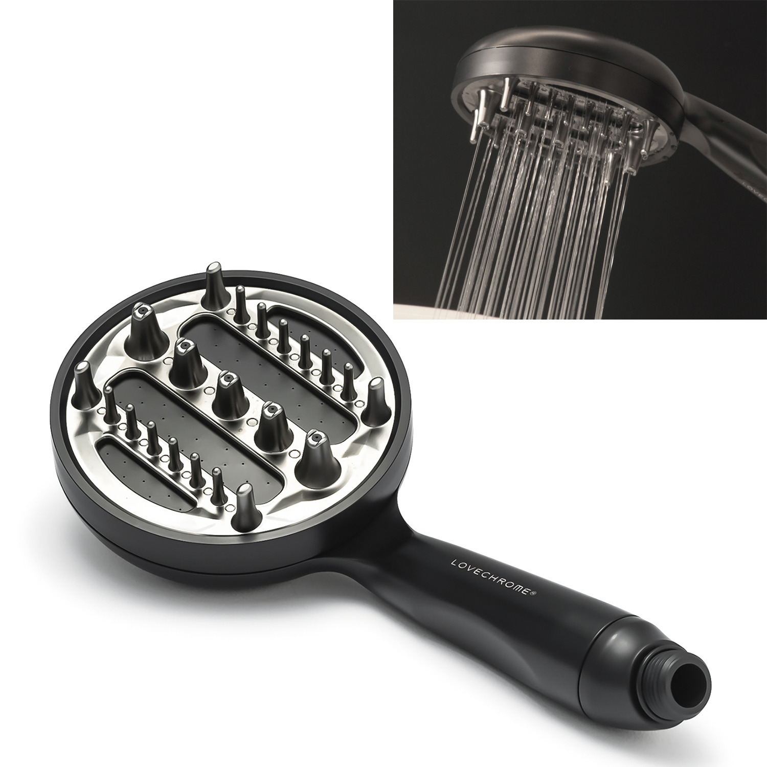 ラブクロム 美頭髪シャワーヘッドPG ＜プレミアムブラック